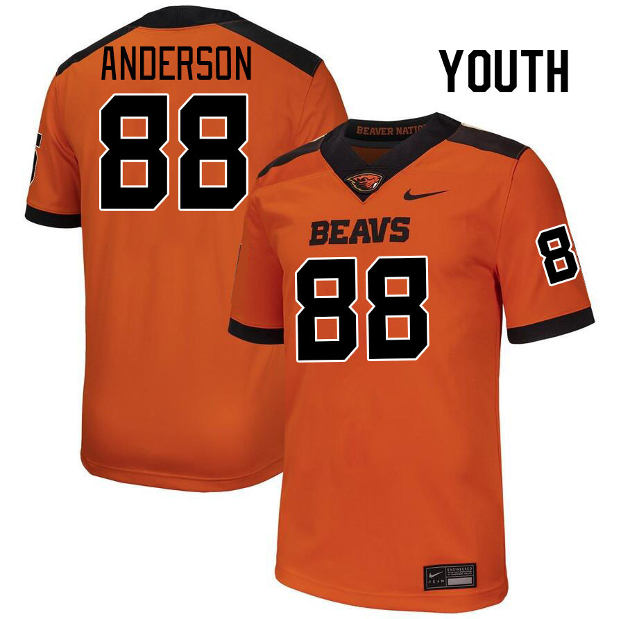 Youth #88 Jordan Anderson Oregon State Beavers College Football Jerseys Stitched-Orange